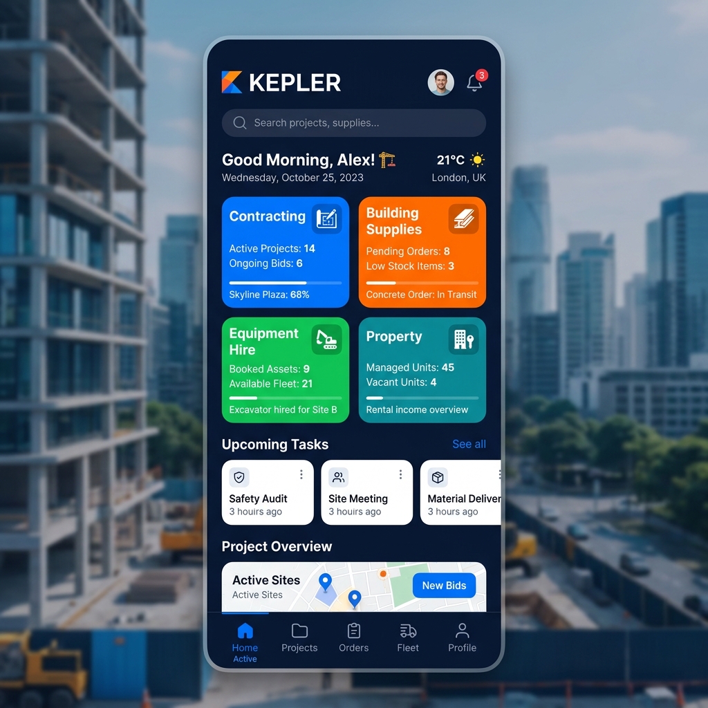 Kepler App Dashboard